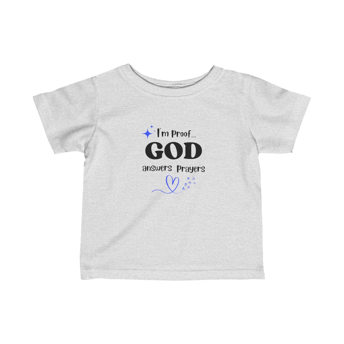 Infant T-shirt: I'm proof...blue star