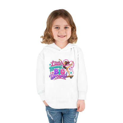 Girls Gymnastics Sweatshirt (Hoodie), Toddler — Little Gymnast, Big Dreams