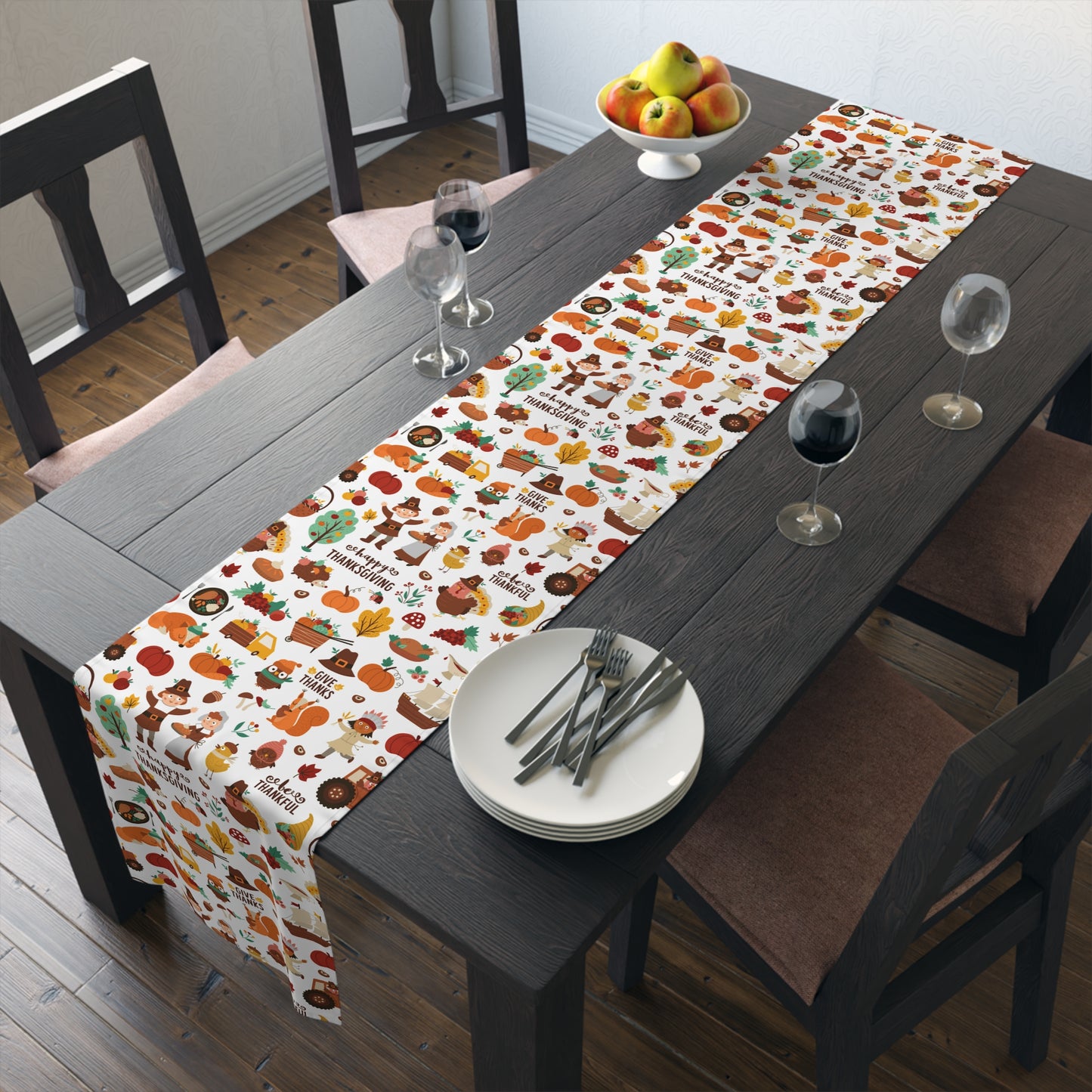 Table Runner — Thanksgiving Pilgrims
