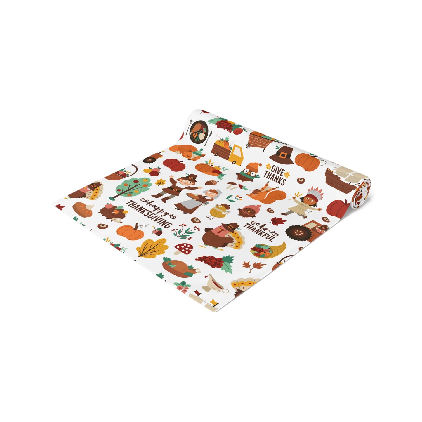 Table Runner — Thanksgiving Pilgrims