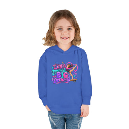Girls Gymnastics Sweatshirt (Hoodie), Toddler — Little Gymnast, Big Dreams