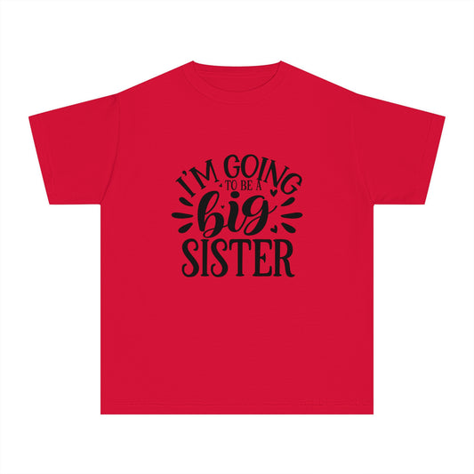Youth Midweight T-shirt: Big sister tshirt