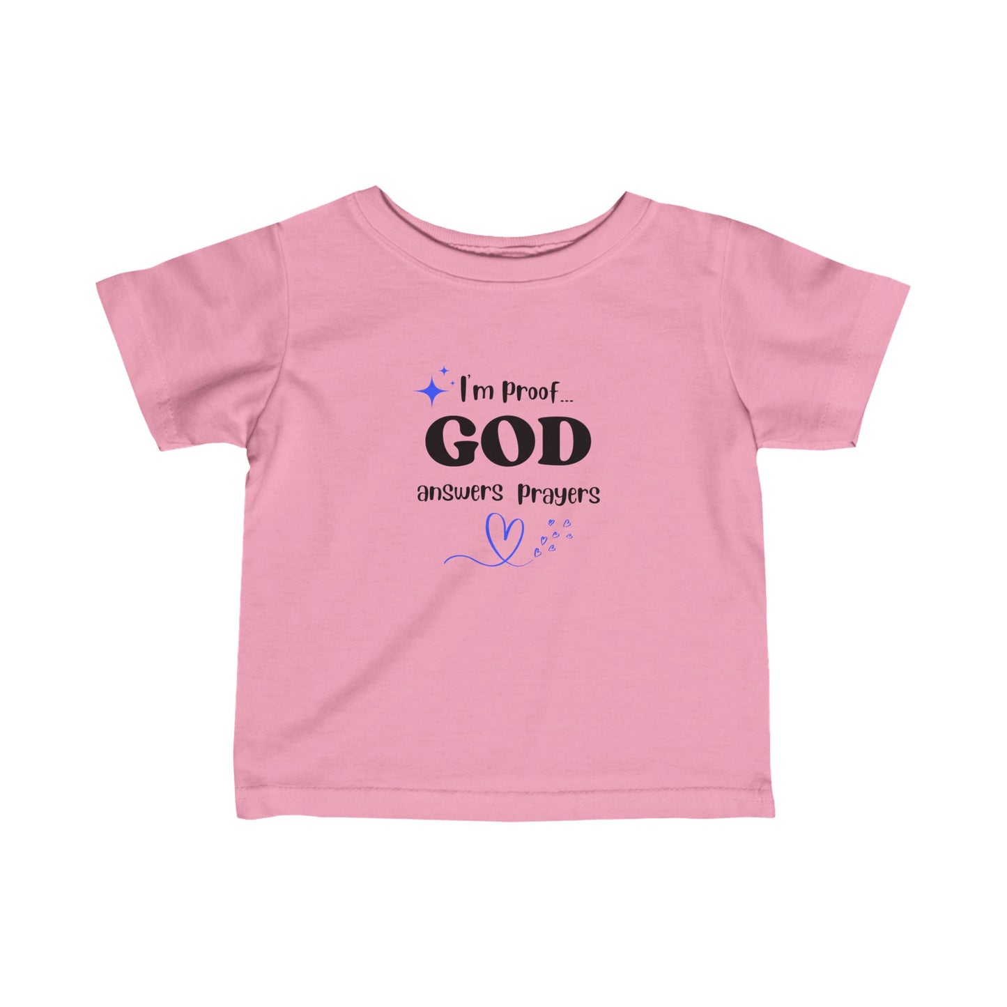 Infant T-shirt: I'm proof...blue star