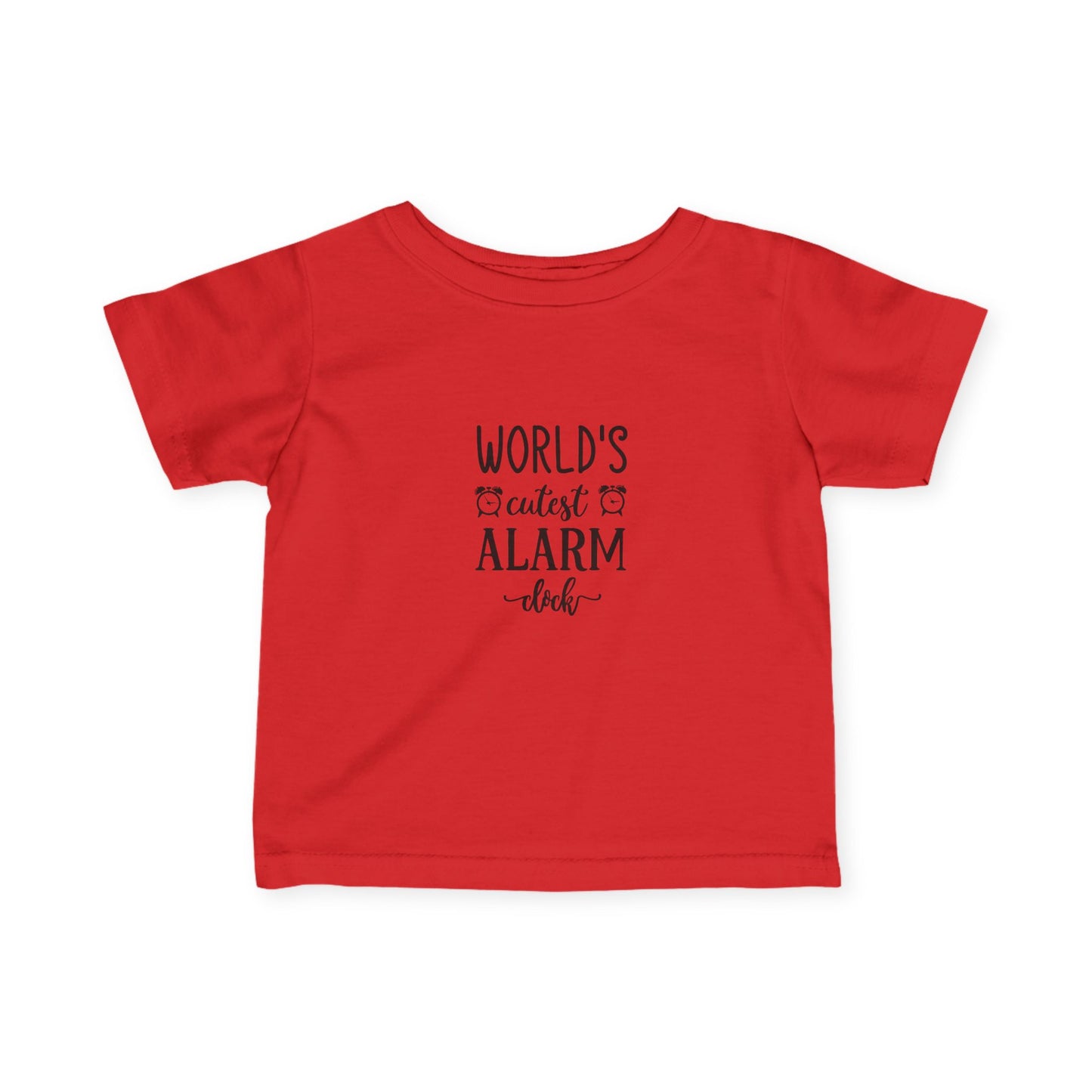 Infant T-shirt: Cutest alarm clock tshirt