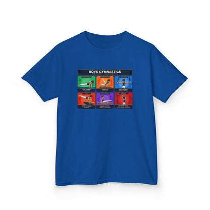 Boys Gymnastics T-Shirt | Six Events One Champion Shirt | Male Gymnast Gift