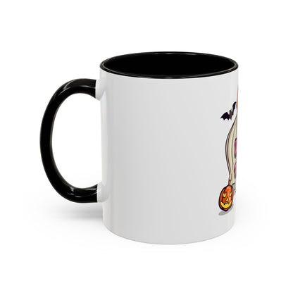 Ceramic Mug (11oz & 15oz) - Halloween - Lick or Treat Dog Graphic