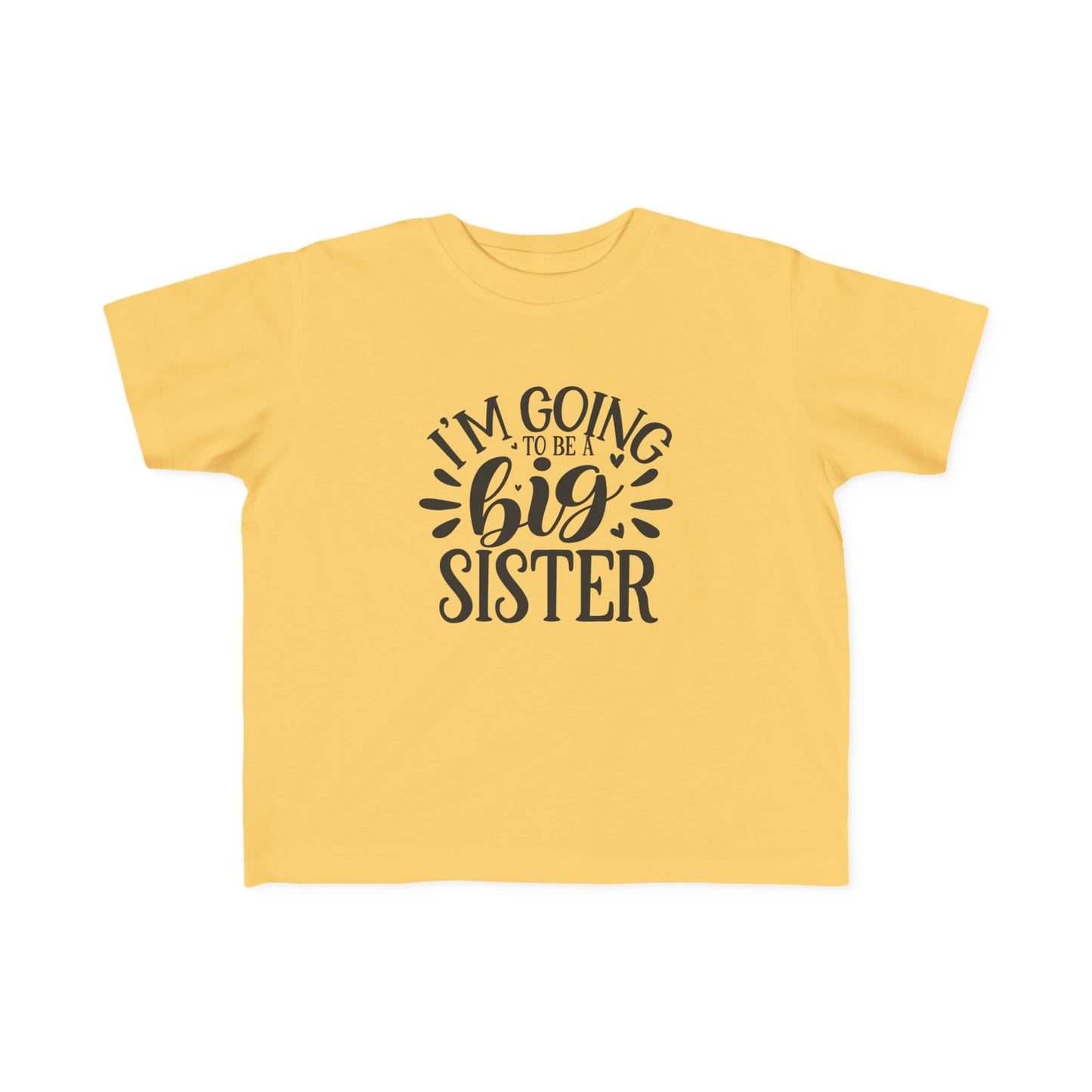 Toddler's Fine Jersey Tee: Big sister tshirt