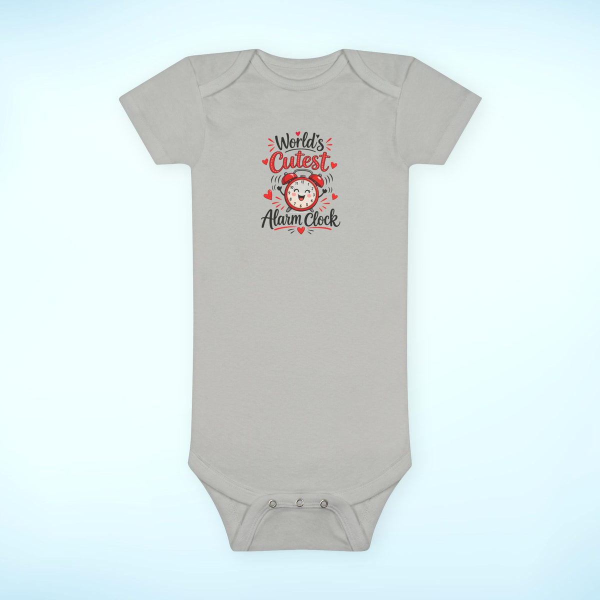 Infant / Toddler Onesie® – World's Cutest Alarm Clock (Boy)