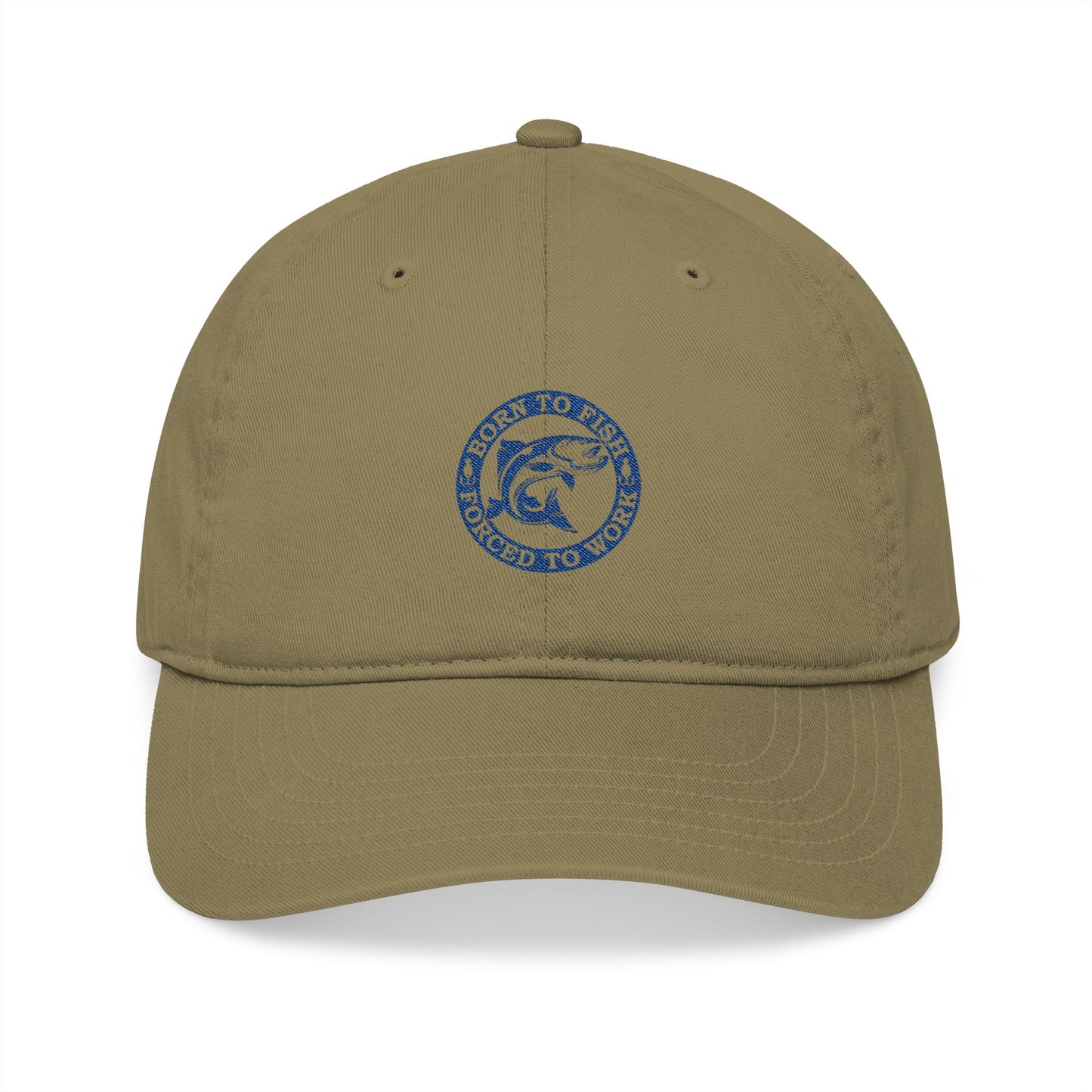 Baseball Cap - Embroidered - Born to Fish