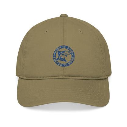 Baseball Cap - Embroidered - Born to Fish