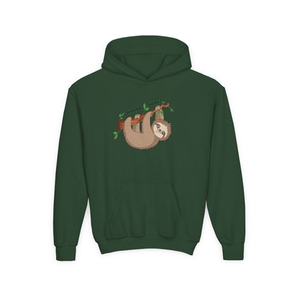 Youth Sweatshirt (Hoodie) -- Sloth, Wanna Hang?