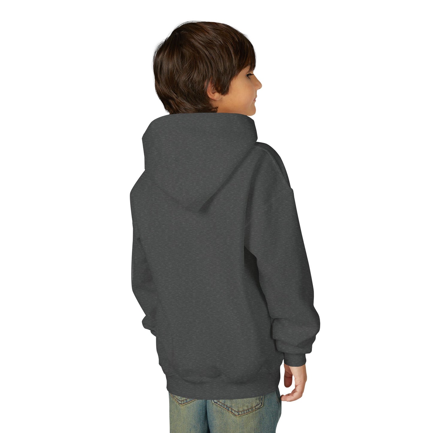 Youth Heavy Blend Hooded Sweatshirt: Trunk or Treat Happy Halloween
