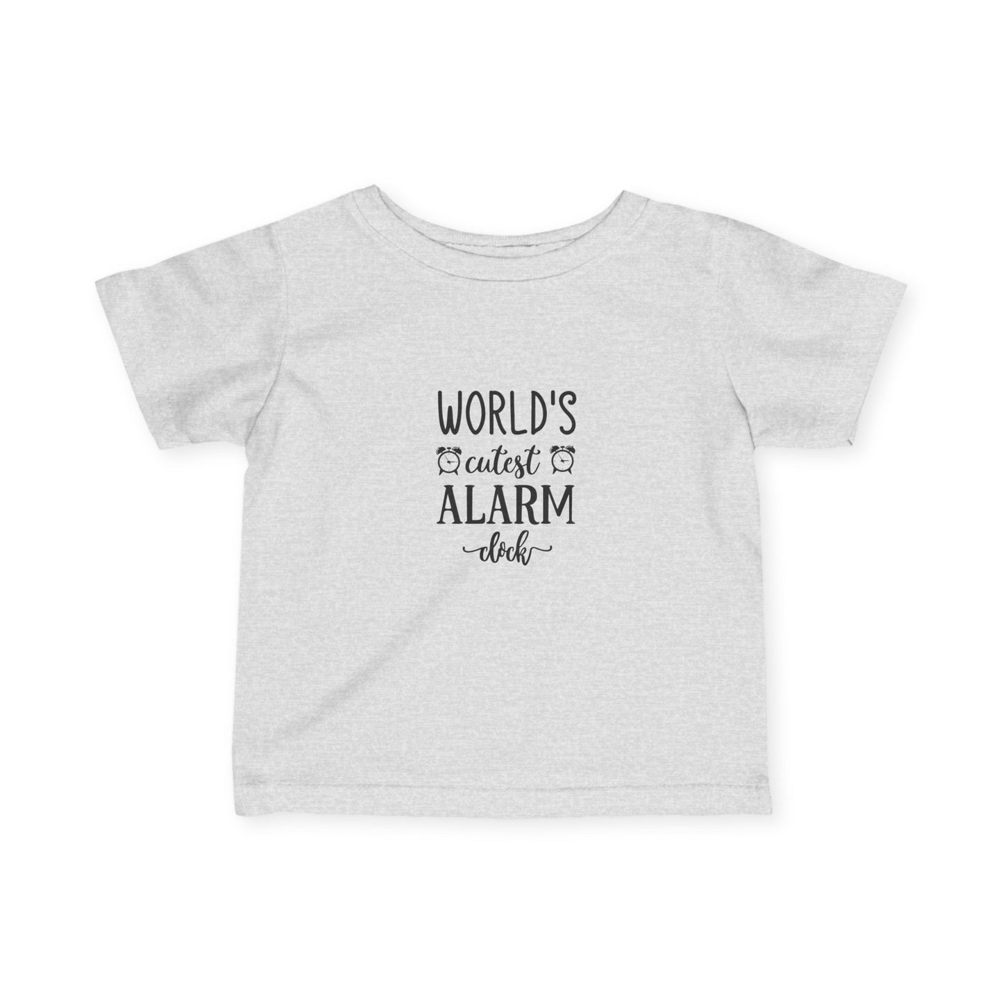 Infant T-shirt: Cutest alarm clock tshirt