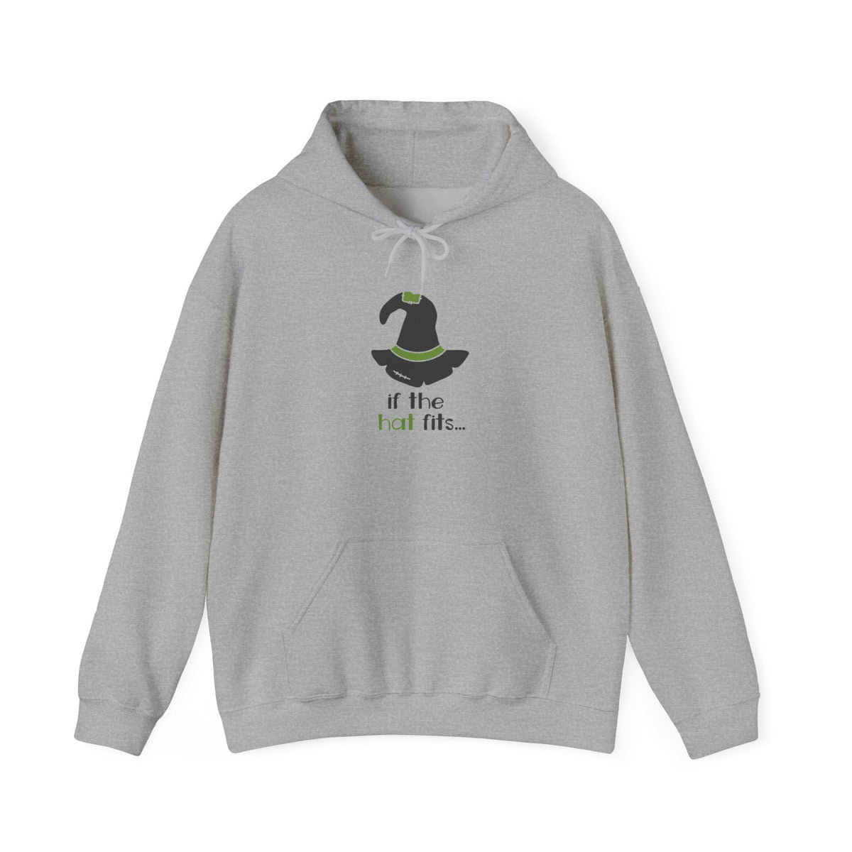 Unisex Heavy Weight Sweatshirt (Hoodie) - Halloween - If the Hat fits