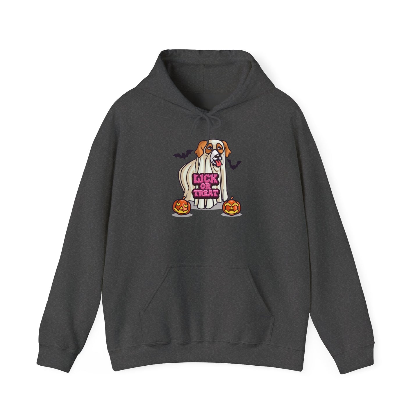 Unisex Heavy Blend Sweatshirt (Hoodie) - Halloween - Lick or Treat Dog Graphic