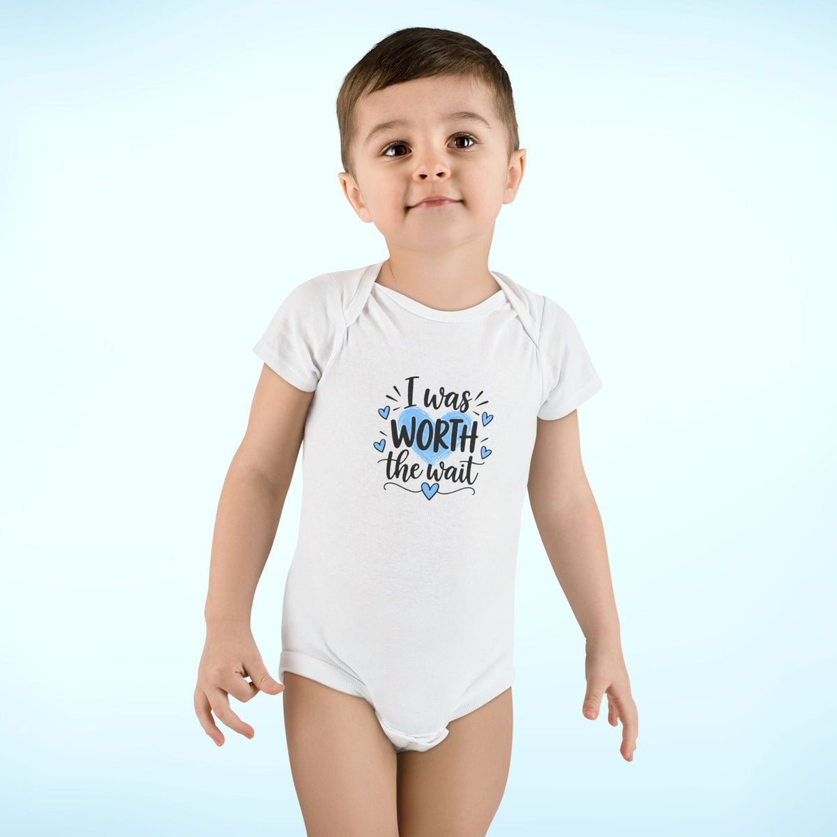Infant / Toddler Onesie® - I was worth the wait (boy)
