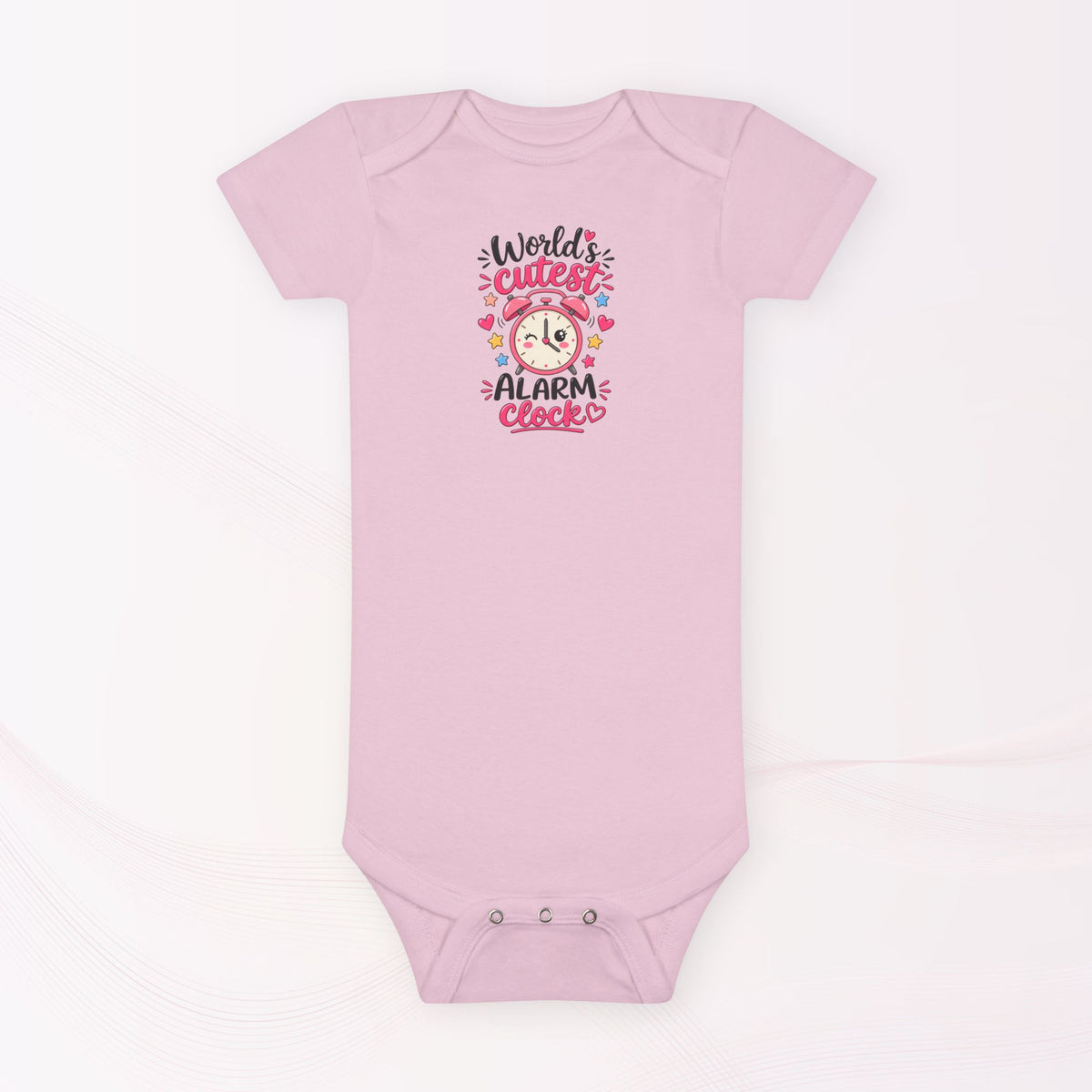 Infant / Toddler Onesie® – World's Cutest Alarm Clock (Girl)