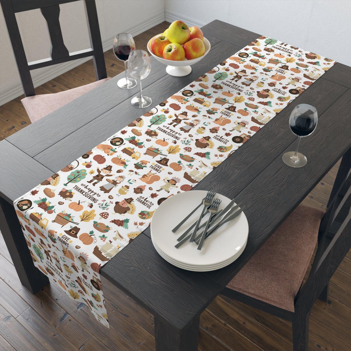 Table Runner — Thanksgiving Pilgrims